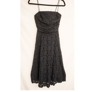 Eliza J Navy Blue Lace Strappy Dress 6